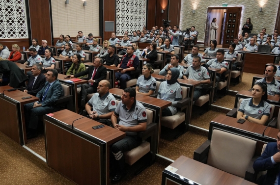 Güvenlik personeline afet farkındalık ve yangın eğitimi