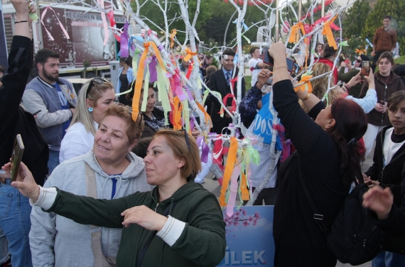 Hıdırellez ateşi Keçiören’de yandı