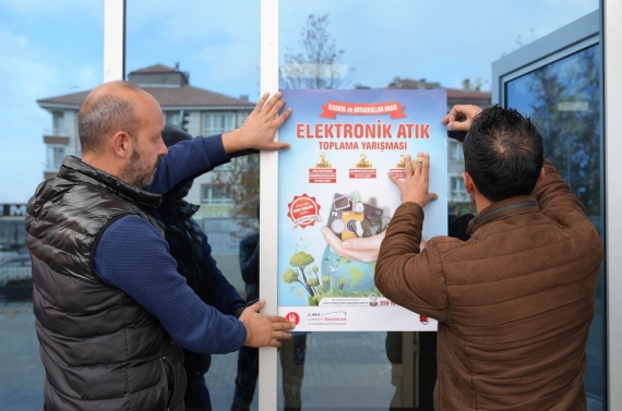 Keçiören’de “Elektronik Atık Toplama Yarışması” başladı