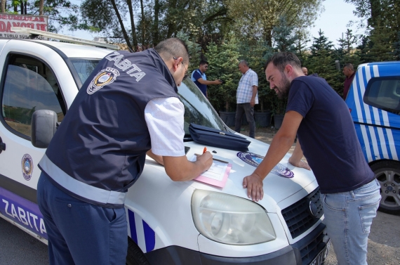 Keçiören’de hafriyat kamyonlarına yönelik denetim