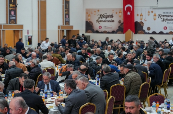 Taksi ve dolmuş esnafını buluşturan iftar