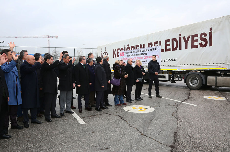 kecioren den elazig ve malatya ya yardim seferberligi kecioren beledyesi