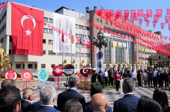 30 Ağustos Zaferi anısına çelenk bırakıldı