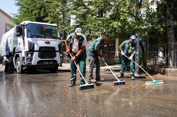 Keçiören’de temizlik seferberliği